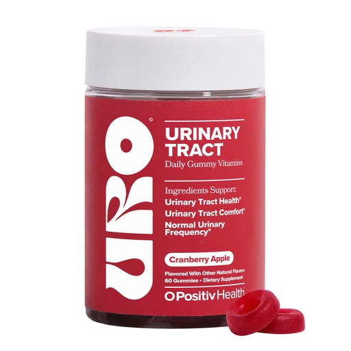 [BRSRAA33PJ6QAFYU] O Positiv URO Urinary Tract Gummy Vitamins – Promotes Urinary Tract Health and Comfort & Supports Normal Urinary Frequence – Clinically-Studied PacranⓇ Complete Cranberry – 30 Servings