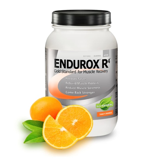 [BRSWIYQOAZYAOD3O] Endurox R4 by PacificHealh - All Natural Post Workout Recovery Drink Mix with Protein + Carbs & Electrolytes - for Faster Recovery, Reduced Soreness & Muscle Rebuilding - 28 Servings (Tangy Orange)