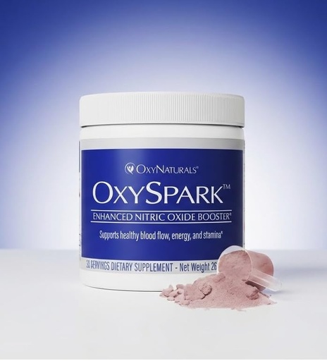 [BRSW2HAEBUNBMHQ6] OxySpark Nitric Oxide Supplement for Men & Women | Support Energy, Circulation & Stamina | L-Citrulline, ViNitrox™ & Beet Root Powder | 30 Servings (1 Bottle) | Made in USA