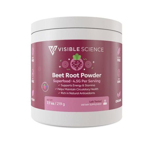 [BRSREFA6OFYB6CD3] Beet Root Powder – Superfood with Antioxidants, Circulation & Endurance Support, 219 Grams,1 Jar