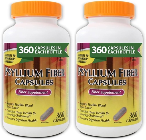[BRSRGY3QCMIRE2A7] KS Signature Fiber Capsules, 2 Pack (360 Capsules Each)