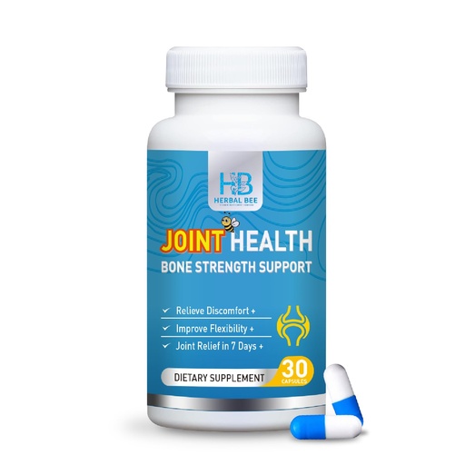 [BRSREYD5OUAWM2Y2] Joint Health Supplement – Advanced Turmeric, Boswellia & Resveratrol Formula with Hyaluronic Acid & Collagen – Joint Relief Support, Flexibility, Mobility & Bone Strength | 30 Capsules