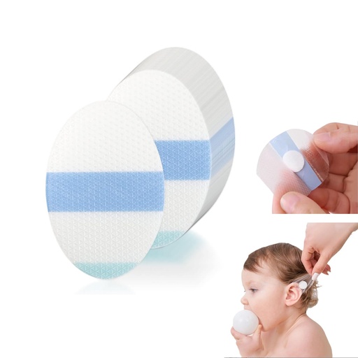 [BRSRA2YODMOW2C3K] 100 peices Self-Adhesive Waterproof Patches with Absorbent Cotton Pads,for Ear/Injury Care/Shower/Water Sport, Silicone Gel or PU Material,Breathable Bandage Protective Patch (Silicone Gel, 100pcs)