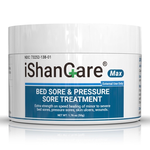 [BRSRMHYRAAMRM335] ishancare® Bed Sore Cream - Fast & Safe Natural Healing Pressure Sore Cream, Bedsore Wound Care Healing Ointment, Treatment for Bed sores Pressure Sores Diabetic Ulcer Wounds Burns and Cuts