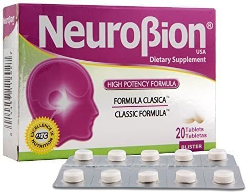 [BRSWIYI6AIMQKYDY] Neurobion Classic 20 Tablets Vitamin B Energy Booster - Formula Clasica