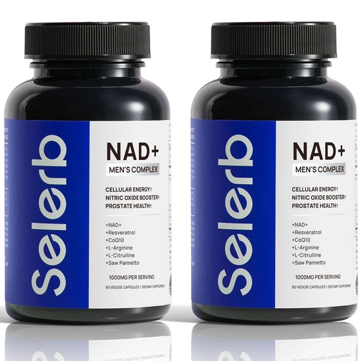 [BRSRGZADCMIRU3LH] Selerb NAD+ Supplements for Men Set of 2