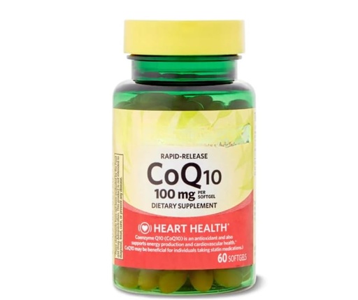 [BRSRAAA5AACAEDLX] SEDLAV Rapid-Release CoQ10 Heart Health Dietary Supplement Softgels, 100 mg, 60 Count Sticker