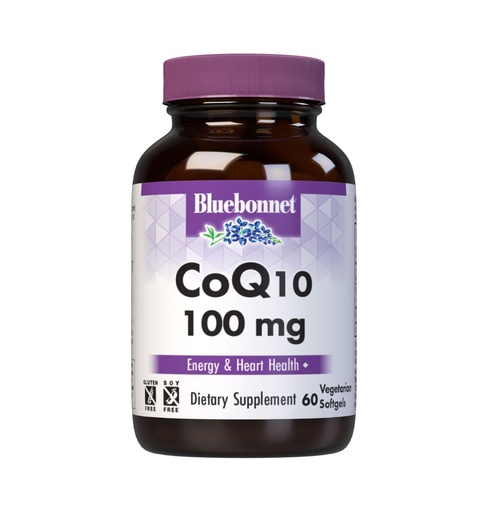 [BRSWIYY3BYGBWCDK] Bluebonnet CoQ-10 Vegetarian Softgels, 100 mg, 60 Count