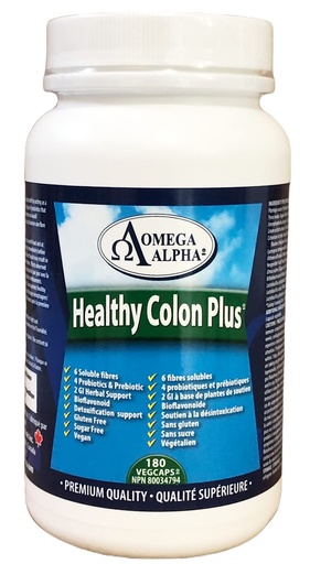[BRSWGHQOCN4A4E3B] Omega Alpha Healthy Colon Plus 180 Capsules