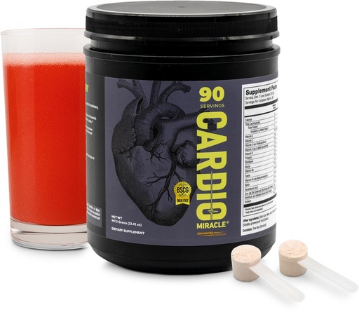 [BRSWKGT7AEOQMH3C] Cardio Miracle Nitric Oxide Supplement 90 Servings - Beet Root Powder with L-Arginine to Support Circulation, Blood Flow, Energy, Endurance, Stamina & Heart Health for Men and Women
