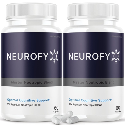 [BRSW2HAKC5YBY3TX] Neurofy Cognitive Support Nootropic Pills Supplement (2 Pack)