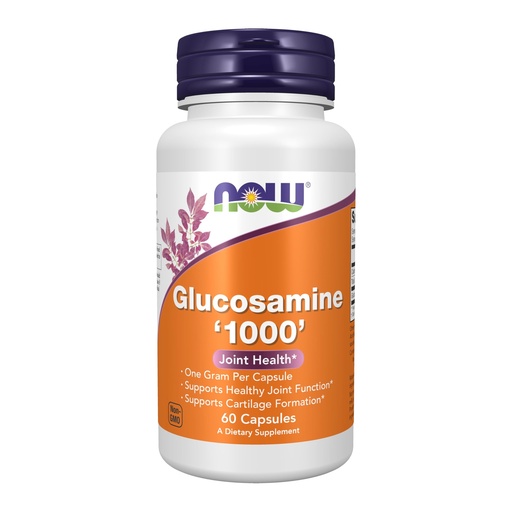 [BRSWIYYPOMNW2HDI] NOW Foods Supplements, Glucosamine '1000', with UL Dietary Supplement Certification, 1 g Per Capsule, 60 Veg Capsules