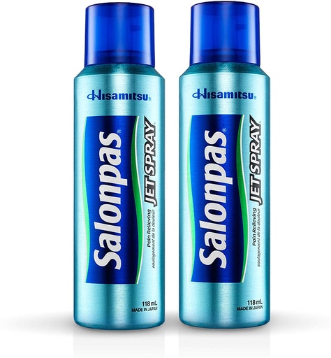 [BRSWI2QGBZ5GK23Y] Salonpas pain relieving jet spray - 4 oz (2 PACK)