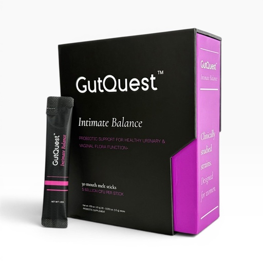 [BRSRGBL6DN5B43LV] Intimate Balance Women’s Probiotic | Wild Berry | Clinically Studied Strains | GR‑1 & RC‑14 | D‑Mannose & Cranberry | Mouth‑Melt Stick Packs | Urinary & Vaginal Flora Support | 30 Count