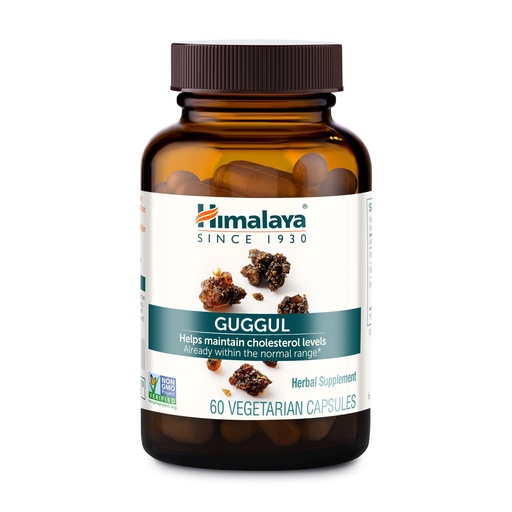 [BRSWIEDRDF5W233C] Himalaya Guggul Extract- Herbal Guggul Supplements Liver Support for Liver Detox, Cholesterol, HDL & LDL Support - Vegan, Non-GMO, Gluten Free, 720 mg, 60 Capsules