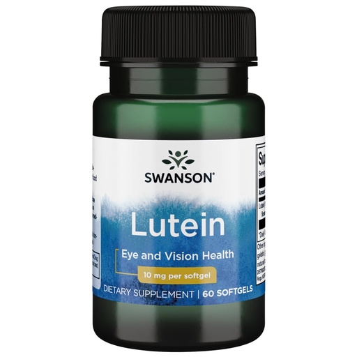 [BRSWKZY2BZ6WEED4] Swanson Lutein 10 Milligrams 60 Sgels