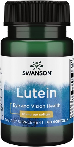 [BRSWKZY2BZ6WEED4] Swanson Lutein 10 Milligrams 60 Sgels