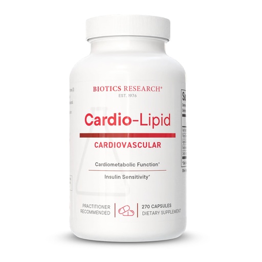 [BRSREGATBUCAKYA3] BIOTICS RESEARCH Cardio-Lipid™ - Professional-Grade Cardiovascular Support Formula - Featuring Red Yeast Rice, Phytosterols, Berberine, Garlic & Delta-Tocopherol - Formulated with Mark Houston, MD
