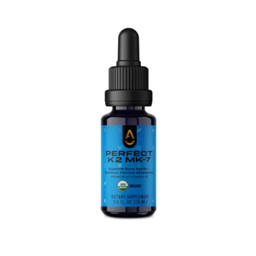 [BRSRAZQNDIBBOCT3] ACTIVATION Perfect K2 MK-7 Liquid Supplement | 15 ml | High Bioavailability for Enhanced Bone and Dental Health | Supports Efficient Calcium Absorption | Easy-to-Use Liquid Dropper