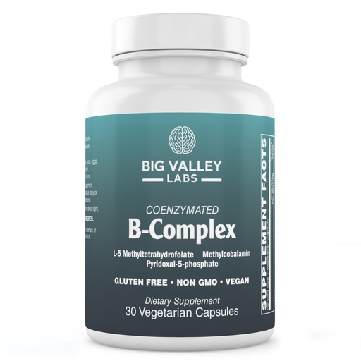 [BRSREAQLDN6QK2Y6] Methylated B-Complex Vitamin Capsules – Activated Coenzymated B-Complex with Methyl B12, Methylfolate & P5P – High-Absorption Methyl B Vitamins – Vegan, Non-GMO – 30 Capsules