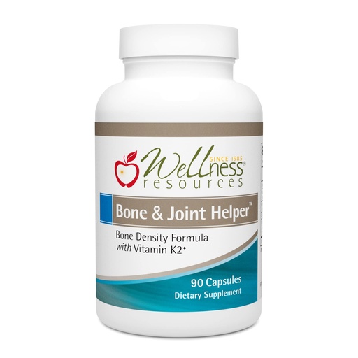 [BRSWIZY5OQDBUFTE] Wellness Resources Bone & Joint Helper with MenaQ7 Vitamin K2, CalZBone, 5-Loxin, FruiteX-B, Vitamin D3