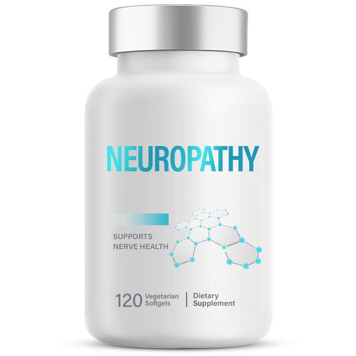 [BRSRGCA7DIPWK332] Neuropathy-Support-Nerve-Supplement with Alpha-Lipoic-Acid 600mg, Advanced Antioxidant Formula for Discomfort in Feet Hands Legs Back & Neck, 120 Count