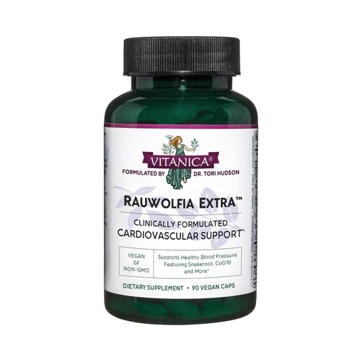 [BRSROGI6AV7BA3LZ] Vitanica Rauwolfia Extra, Cardiovascular Support Supplement, Vegan, 90 Capsules