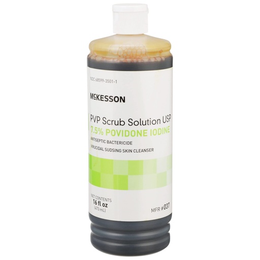 [BRSRMGAYAR6WMFYZ] McKesson PVP Scrub Solution USP, 7.5% Povidone-Iodine, 16 oz, 1 Count