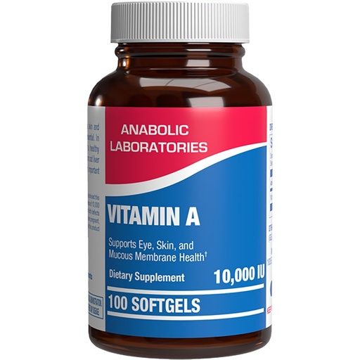 [BRSROHY3CV7WG33B] Vitamin A 10000 IU Softgels - Clinical Formula Vitamin A Supplement from Cod Liver Oil with Broad Spectrum Retinoids for Eye Care Vision Support & Reproductive Health - Made in The USA - 100 Servings