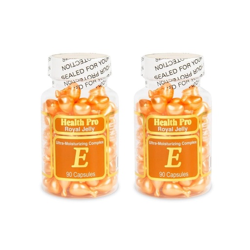 [BRSRGZY2AV6QO3L7] Vitamin E Oil Capsules for Skin – Topical Moisturizing Capsules | Twist & Apply | with Royal Jelly | 90 Capsules Each (Pack of 2)