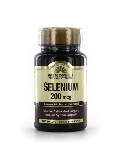 [BRSWGH36CUMQA2AU] Windmill Selenium 200 Mcg Tablets, 100.0 Count
