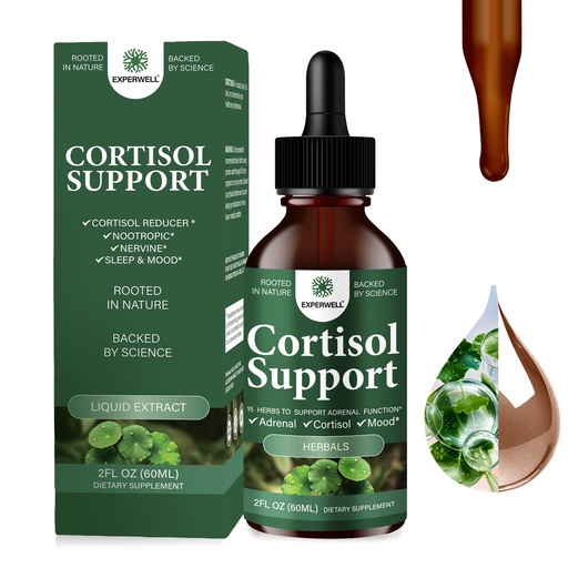 [BRSRGFIHOB7RUDY3] Adrenal Support Supplement | Cortisol & Daily Stress Support | Supports Energy, Mood & Adrenal Wellness | With Ashwagandha, Lion’s Mane, Rhodiola & Reishi | Non-GMO | Gluten Free (2 Fl Oz(Packof 1))