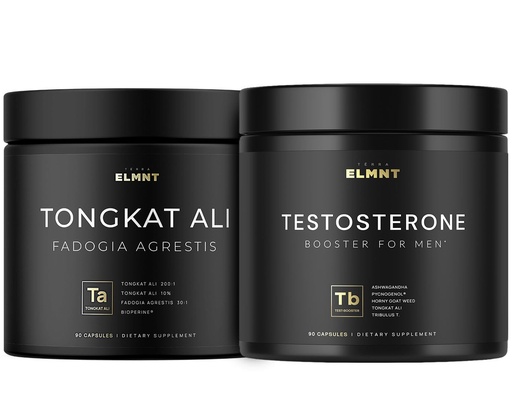 [BRSRGCTROF4GKE3P] TERRA ELMNT Testosterone Booster and Tongkat Ali for Men Bundle