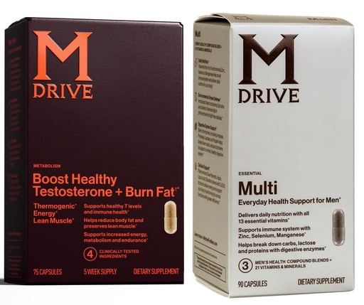 [BRSREHYNCQCBMETG] Mdrive Boost and Burn Testosterone Booster + Daily Multi Vitamin
