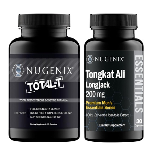 [BRSRAAIKAAPGKCAV] Nugenix Essentials Tongkat Ali and Total-T Testosterone Booster for Men