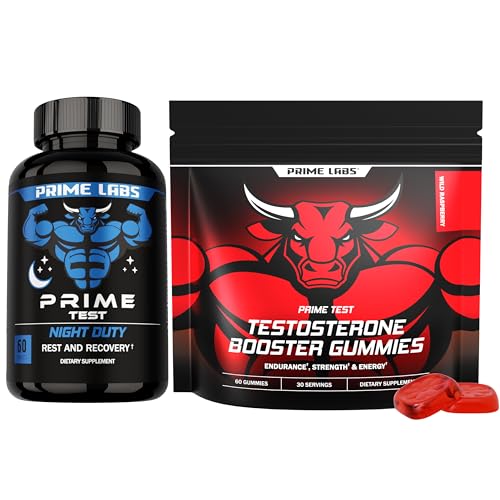 [BRSRYYDQO4DR6HTU] Prime Labs Night Duty + Prime Test Gummies