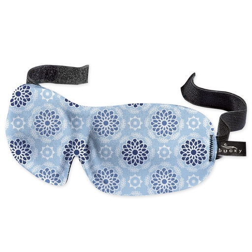 [BRSWGGQPAENWK3QZ] Bucky 40 Blinks No Pressure Eye Mask for Travel & Sleep, Starling Blue, One Size