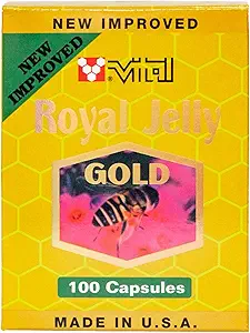 [BRSWIAQCBV7WOEQV] New Improved Super Extra Gold Royal Jelly 200 Capsules 2000mg