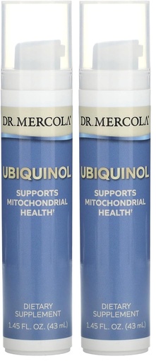 [BRSRGFI7CMHAGHTV] Dr. Mercola Ubiquinol Liquid Pump, 1.45 Fl. Oz. (43 mL), About 18 Servings, Dietary Supplement, Supports Mitochondrial Health, Non-GMO (Pack of 2)