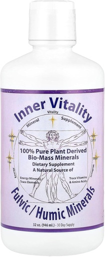 [BRSWG2YDO56W2A3B] Vitality Inner de Morningstar Minerals, Fulvic/Humic Minerals, 32 oz (946 ml)