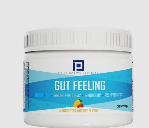 [BRSRGZICDMORE3T3] Integrative Peptides Gut Feeling Mango Stawbery supplemet Immune Peptide A2 250mcg