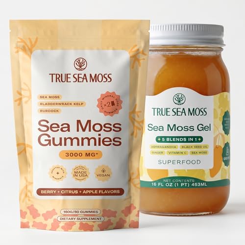 [BRSRGCY5OAIRYCIU] TrueSeaMoss Bundle – 3-in-1 Gummies & Ashwagandha Sea Moss Gel