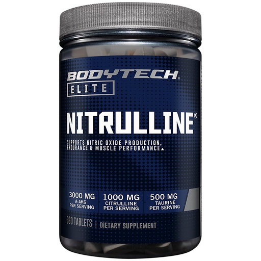 [BRSRECQLC4GWYFY2] BodyTech Nitrulline a Supports Nitric Oxide Production a 3,000 MG of A-AKG (360 Tablets)