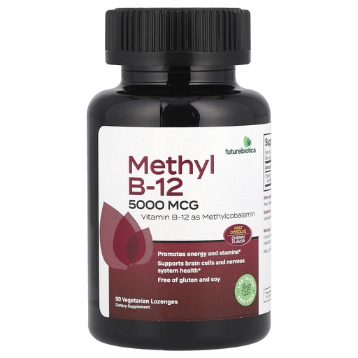 [BRSW2BLQCB5RYGTV] Futurebiotics Methyl B-12, Cherry, 5,000 mcg, 90 Vegetarian Lozenges