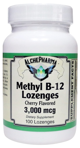 [BRSW2HA2OVYQKC3U] Methyl B-12, 3,000mcg w/Folic Acid Biotin and B-6 Lozenges (100 Lozenges)