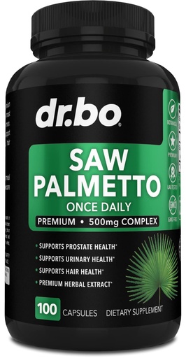 [BRSRMFQQCEPGMHTH] Saw Palmetto for Men Prostate Health - Hair Growth Plus Bladder Control Supplements Complex & DHT Blocker for Women & Men - Pure Saw Palmetto Hair Loss Supplement Support Extract & Urination Pills Aid