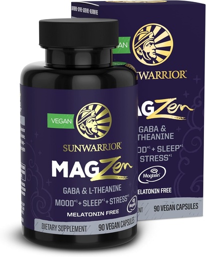 [BRSREYY7O4IREELK] Magnesium Supplement L-Theanine Capsules Mood, Sleep & Stress Support with Magnesium Bisglycinate, L-Theanine & GABA Promotes Relaxation, Sleep Quality & Mental Clarity Vegan & Non-Drowsy 90 Capsules