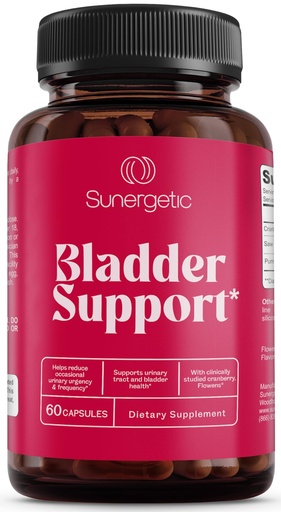 [BRSRG232CQDQODIV] Premium Bladder Support Supplement – Bladder Control Supplement for Occasional Urinary Urgency, Frequency & Leakage – With Clinically Studied Cranberry, Pumpkin & Saw Palmetto - 60 Capsules