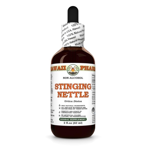 [BRSRACDRCB6QEFYY] Stinging Nettle (Urtica Dioica) Dry Root Glycerite, All Natural, Vegan, Lab Tested Alcohol-Free Liquid Extract - 2 fl.oz