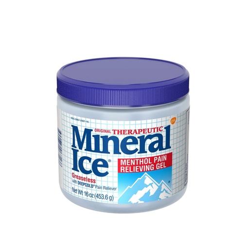 [BRSWIZQYAB7QK2I3] Mineral Ice Therapeutic Pain Relieving Gel, 16 Ounce Jar